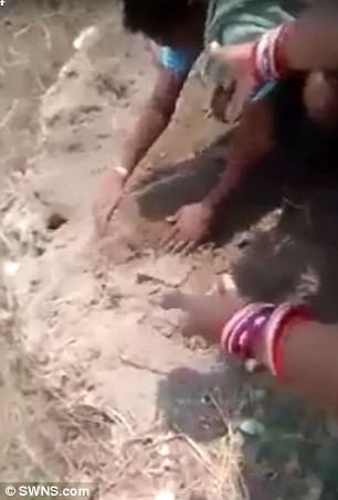 baby girl buried alive