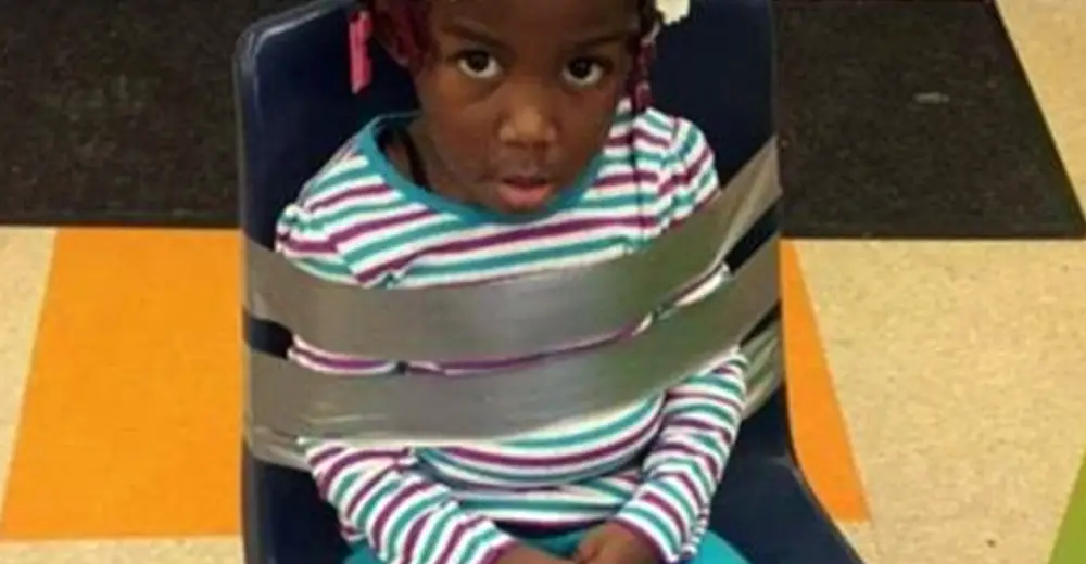 Girl Duct Taped To Chair At Daycare Then Things Take A Turn Photos