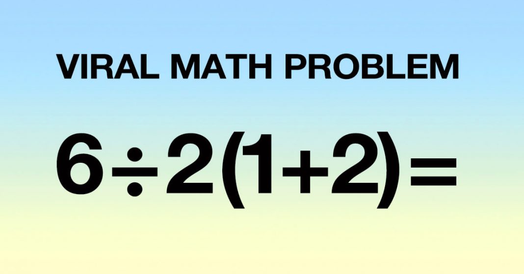 Here's The Math Problem That’s Going Viral Worldwide