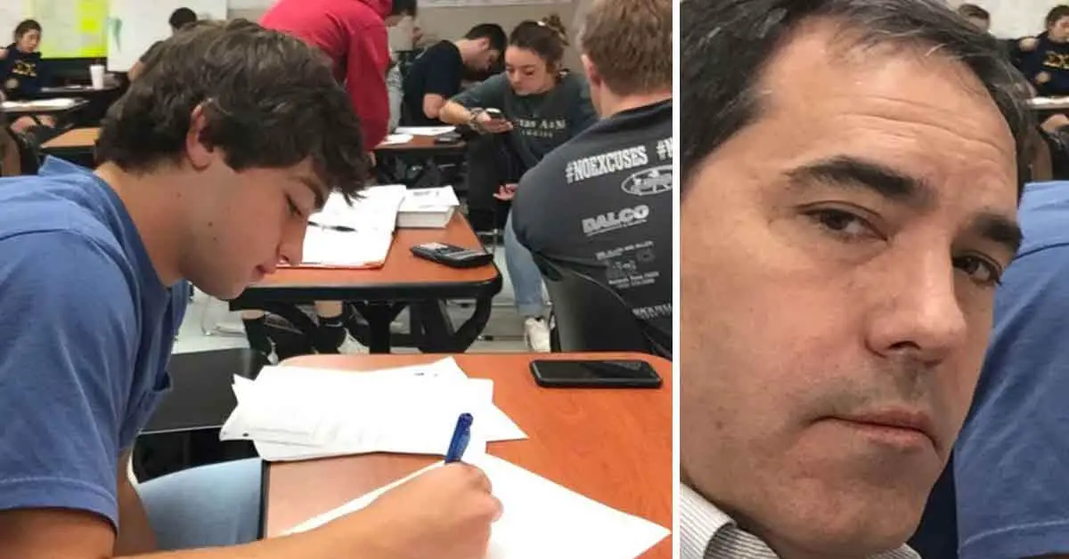 Dad Shows Up At School To Teach His 17-Year-Old Son A Lesson